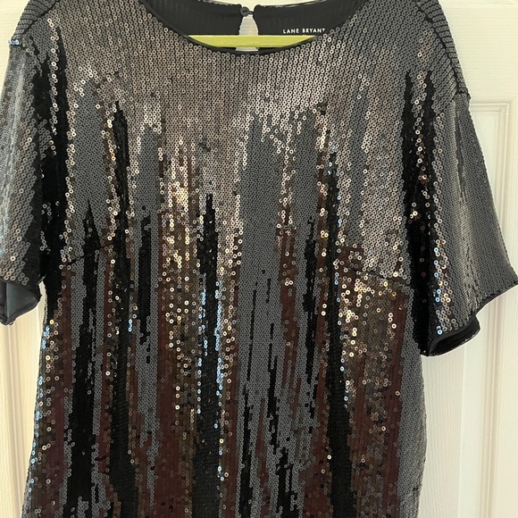 Black sequin top - Picture 1 of 3